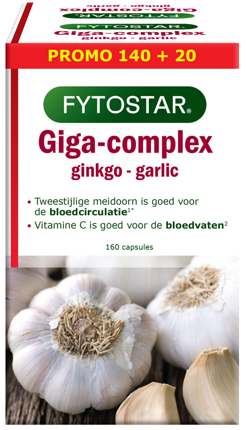 <p>Giga-Complex <br />ginkgo - garlic</p>
